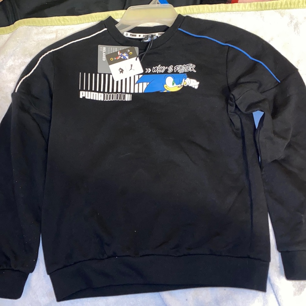 Sonic By Puma Boys Crewneck Sweatshirt